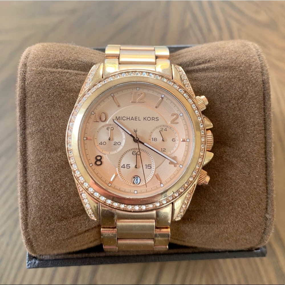 Michael Kors Blair Chronograph Rose Gold Watch